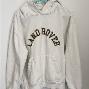 PacSun Land Rover cream sweatshirt